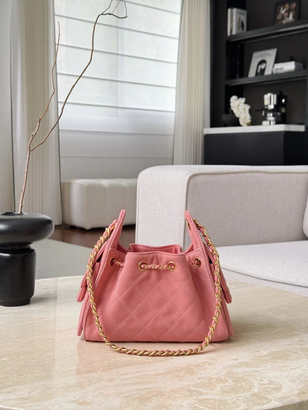 IMG_4961 CHANEL 26C MINI Hobobag Suede - 图片 4