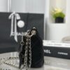 CHANEL 25N Clutch With Chain Velvet-Effect Nylon