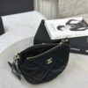 CHANEL 25N Clutch With Chain Velvet-Effect Nylon