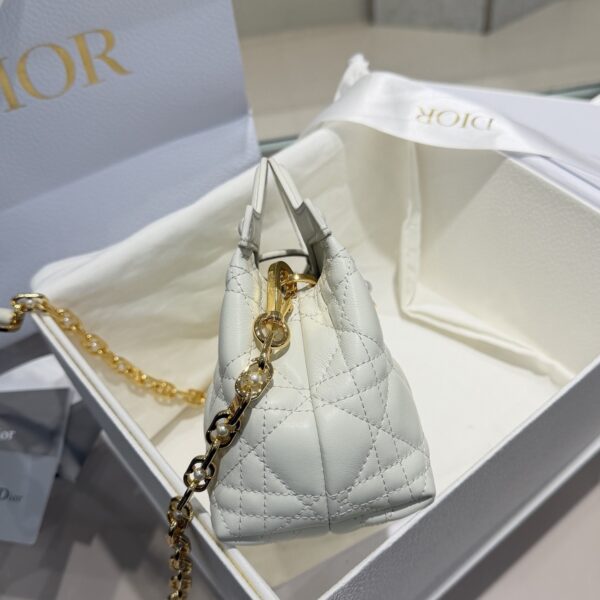 DIOR Jolie Top Handle Mini Bag Cannage Lambskin