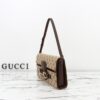GUCCI GG Canvas Horsebit Shoulder Bag