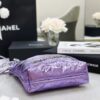 CHANEL Metallic Calfskin Quilted Mini 22bag