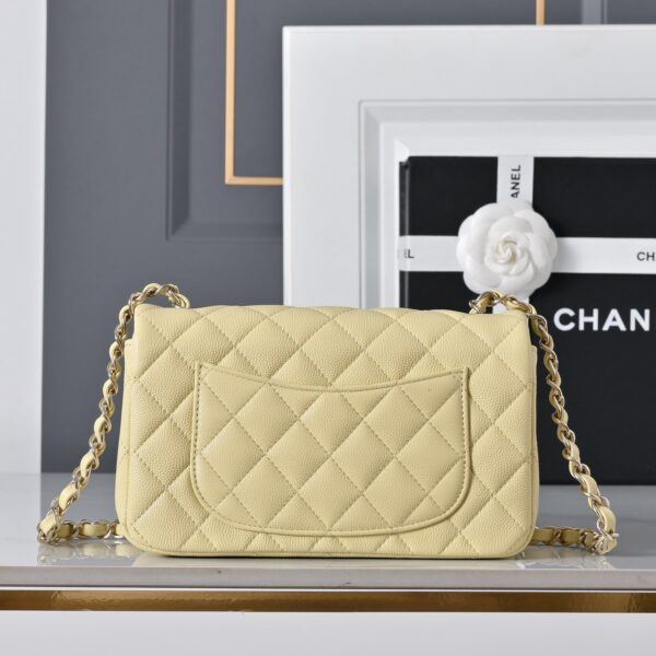CHANEL Mini Classic Handbag Caviar leather-20CM