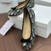 DIOR Ballet Flat Cotton Embroidered