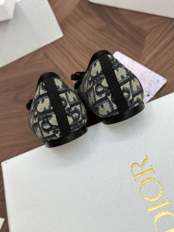 DIOR Ballet Flat Cotton Embroidered