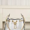 CHANEL 25bag Braided Raffia White & Black