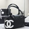 chanel cambon bowling hobo bag small