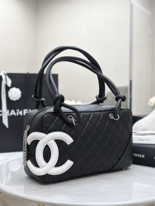 chanel cambon bowling hobo bag small