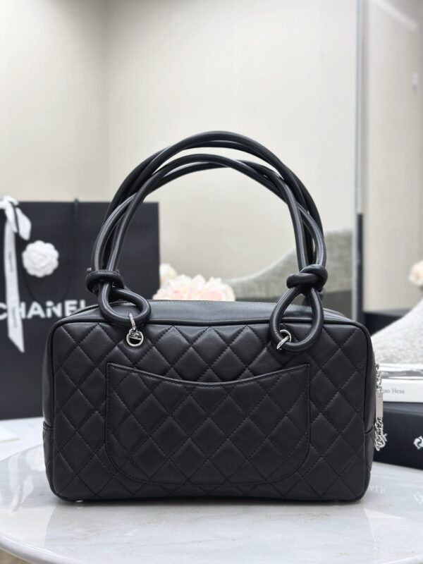 CHANEL Cambon Bowling Hobo Bag Small
