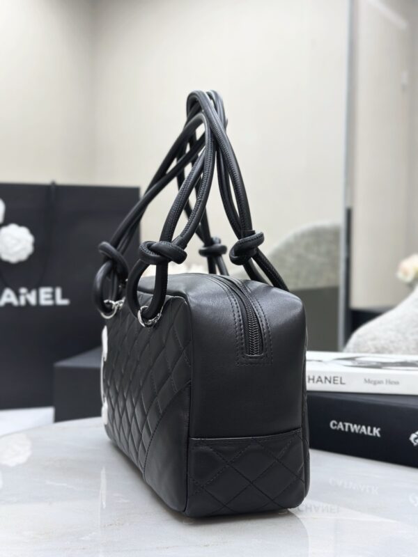 CHANEL Cambon Bowling Hobo Bag Small