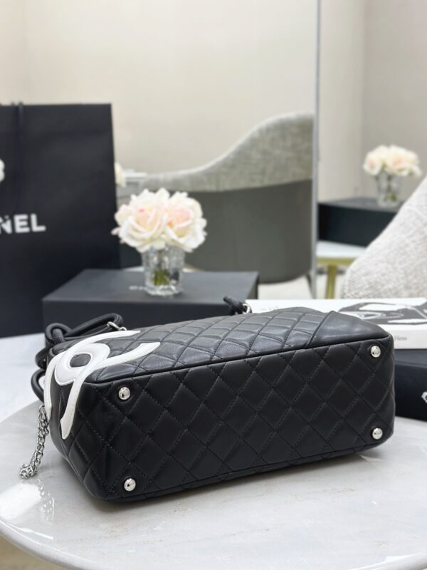 CHANEL Cambon Bowling Hobo Bag Small