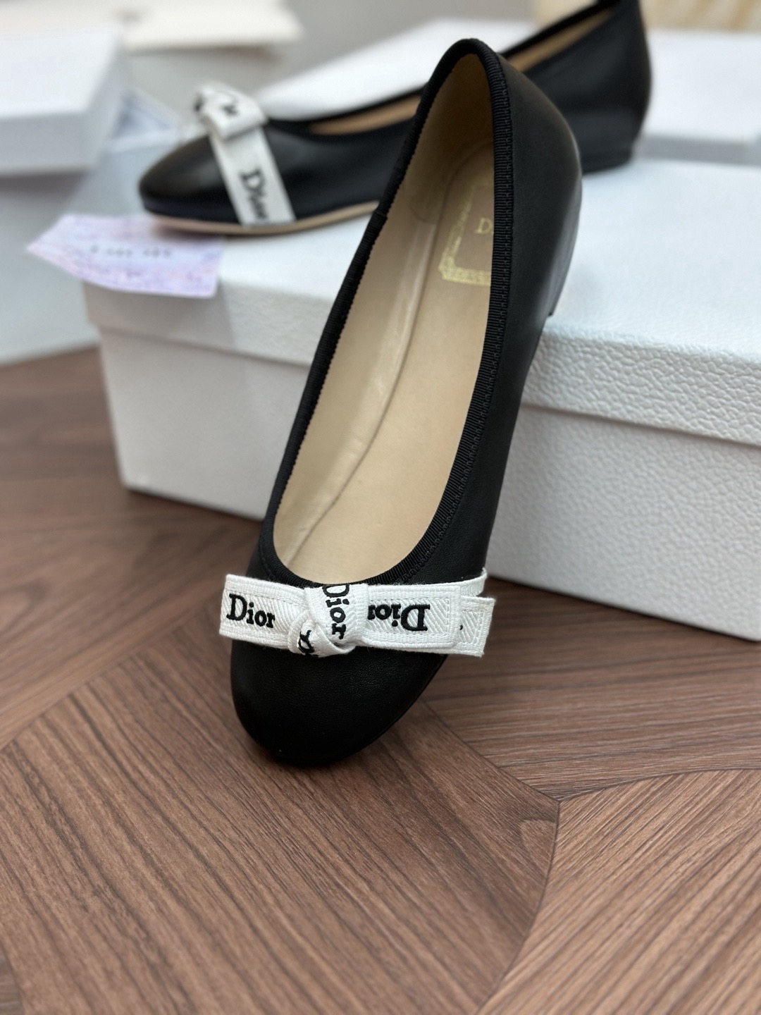 IMG_5428 DIOR J’Adior Ballet Flat Black Lambskin - 图片 4