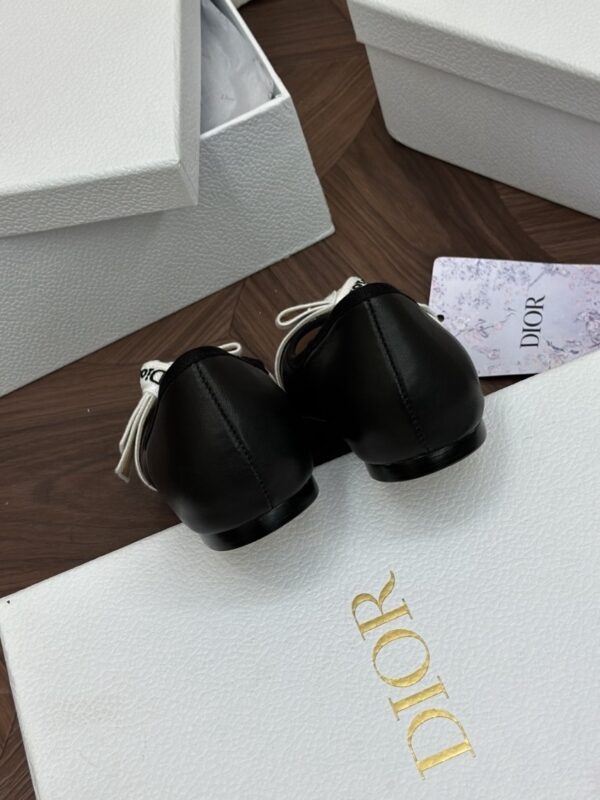 DIOR J’Adior Ballet Flat Black Lambskin