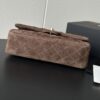 CHANEL Vintage Classique Flap Medium Handbag Suede Leather