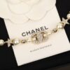 chanel 23a star pearl rhinestone double c necklace chanel 23a star pearl rhinestone double c necklace