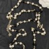 IMG_5561 CHANEL Pearl/Black Beads CC Baroque Sautoir Necklace