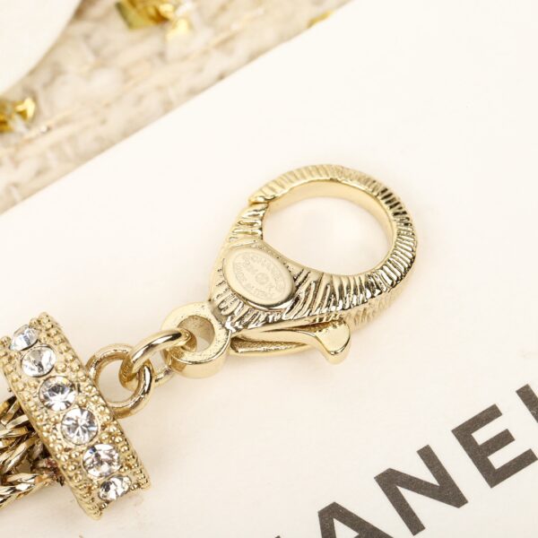 CHANEL Crystal, Imitation Pearl and Gold Metal Double Strand Choker