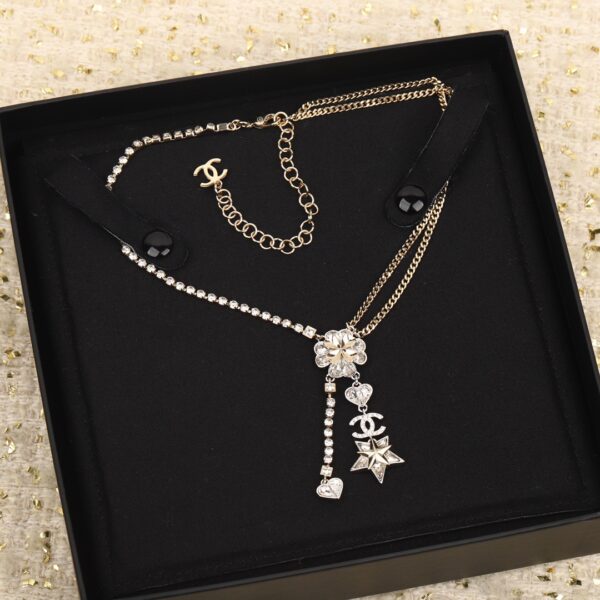 Chanel Necklaces Crystal Rhinestone