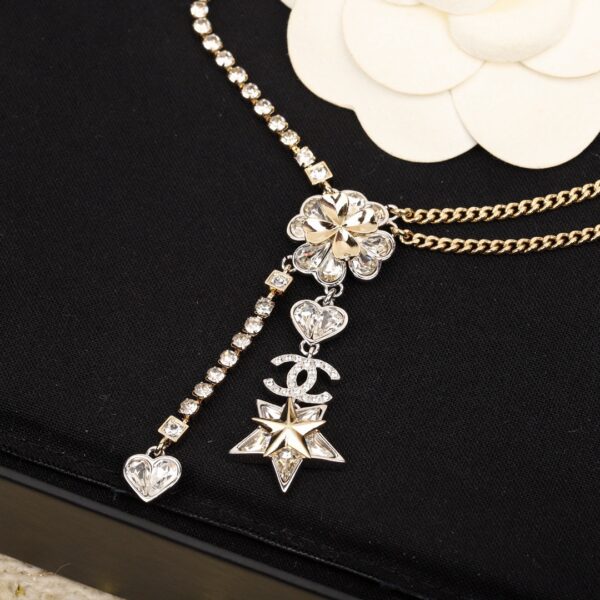 Chanel Necklaces Crystal Rhinestone