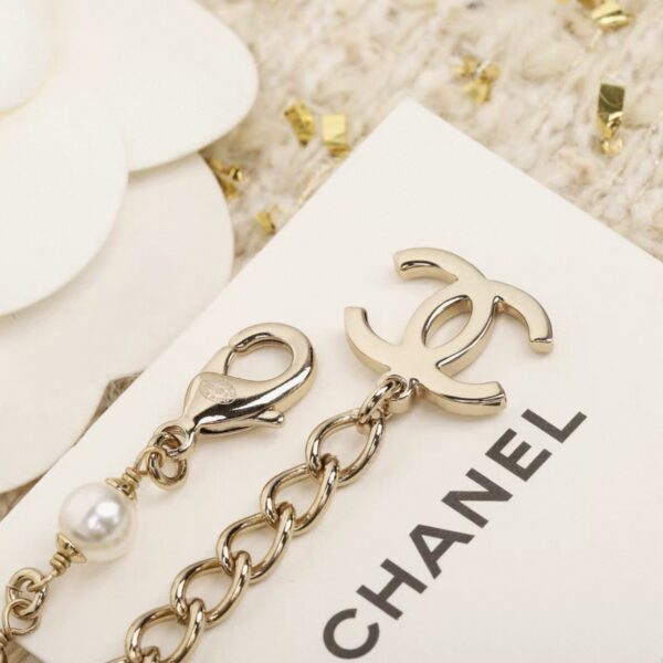 chanel metal artificial pearl necklaces chanel metal artificial pearl necklaces