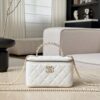 CHANEL 26S Long Vanity With Chain Grained Shiny Calfskin