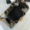 CHANEL 25 Small Handbag Shiny Crumpled Calfskin Khaki