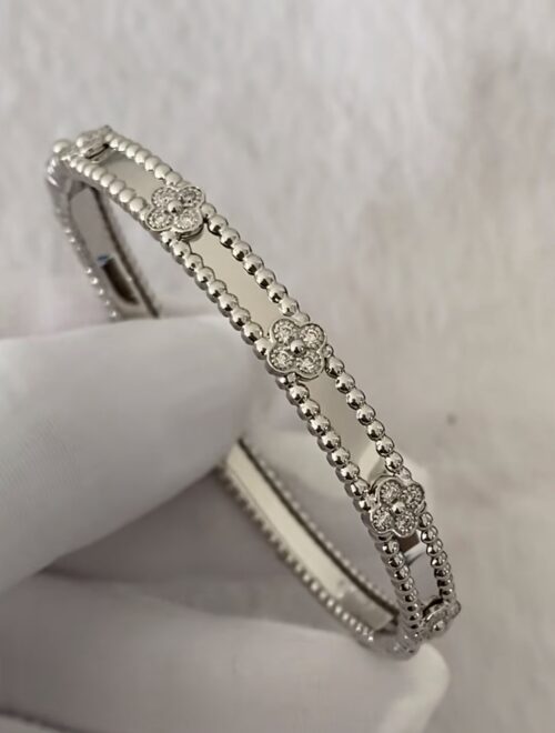 vca perlee sweet clovers cuff