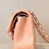 CHANEL Lambskin Classic Flap Light Orange