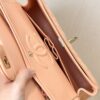 CHANEL Lambskin Classic Flap Light Orange