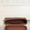 CHANEL Classic Vanity with Chain Braided Raffia Brown