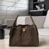 CHANEL 25 Hobo Bag Suede Brown