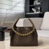 CHANEL 25 Hobo Bag Suede Brown