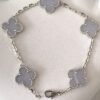 VCA Vintage Alhambra pendant-Purple Chalcedony