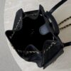 CHANEL 25Bag Black Backpack Caviar Leather