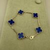 VCA Vintage Alhambra pendant- Blue Agate