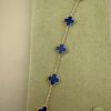 VCA Vintage Alhambra pendant- Blue Agate