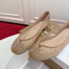 Maison Margiela X CL Tabi Crystal- Embellished Mesh Ballerina Flats