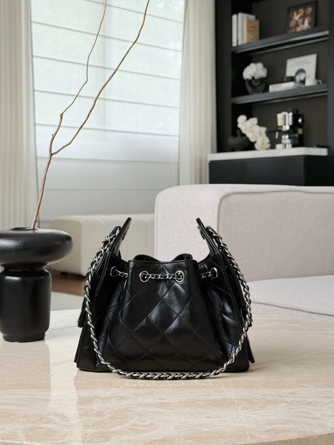 IMG_6701 CHANEL 26C 25Bag Aged Calfskin In Black - 图片 3