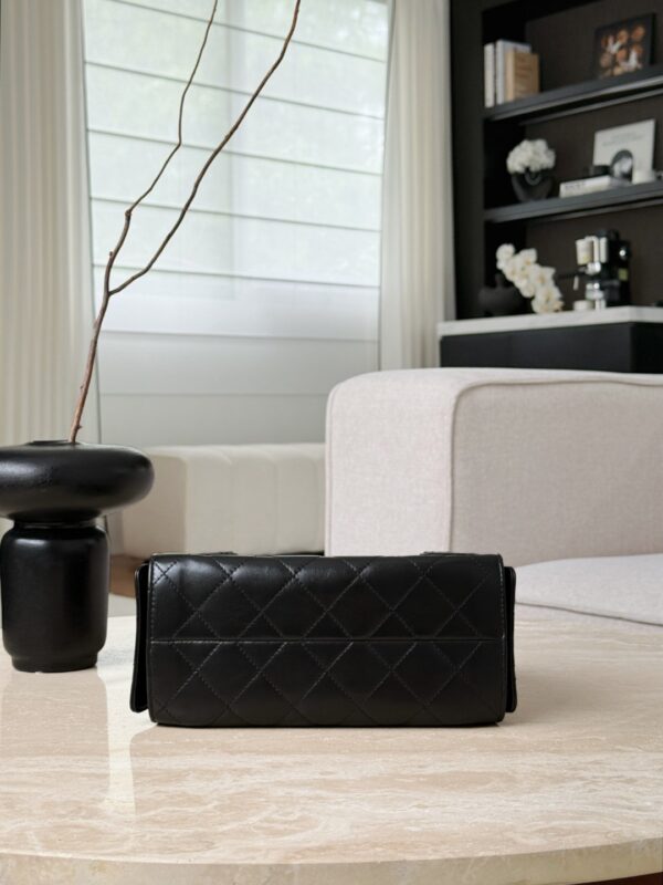 CHANEL 26C 25Bag Aged Calfskin In Black