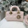 DIOR Mini Lady D-Joy Bag Pink Cannage Lambskin