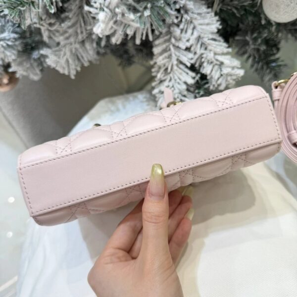 DIOR Mini Lady D-Joy Bag Pink Cannage Lambskin