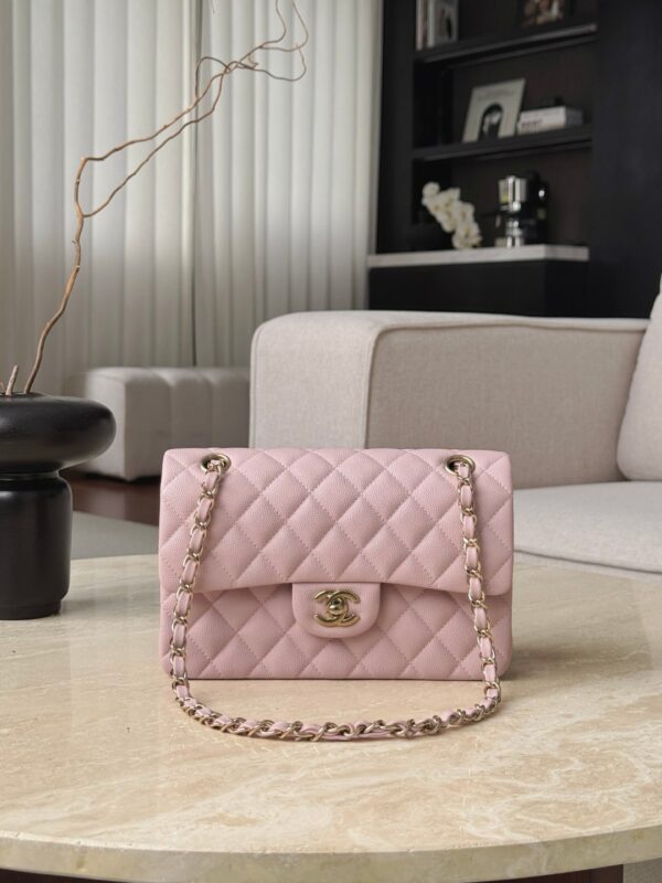 CHANEL Classique Flap Small Handbag Caviar Leather
