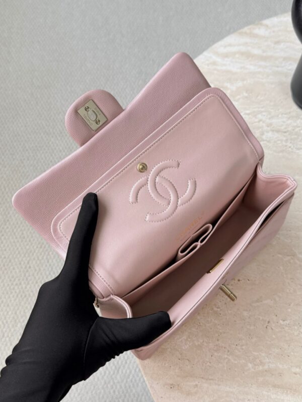 CHANEL Classique Flap Small Handbag Caviar Leather