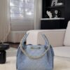 CHANEL 25C 25Bag Wash Denim Light Blue