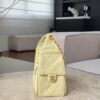 CHANEL 25C Hobo Bag Caviar leather In Chick Yellow