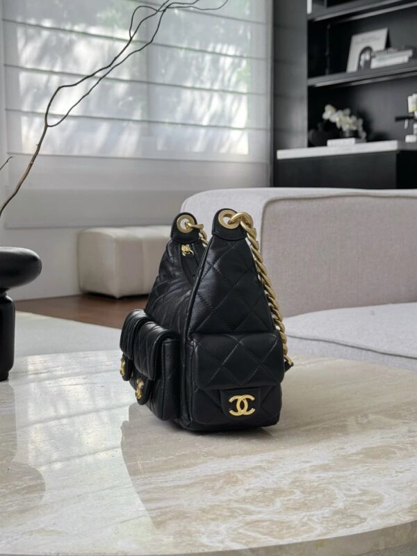 CHANEL 25C Small Hobo Bag Lambskin