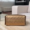 CHANEL 26C 25Bag Caviar leather In Metallic Bronze