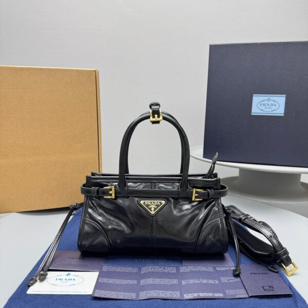PRADA Bonnie leather mini handbag