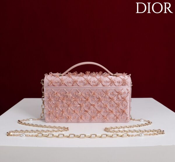 DIOR Mini My Dior Bag – Pink Satin