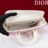 DIOR Lady D-joy Embroidered flowers embroidery in Calfskin